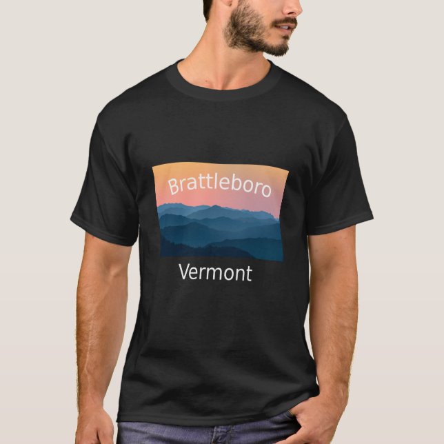 Brattleboro Vermont T-Shirt (Vorderseite)