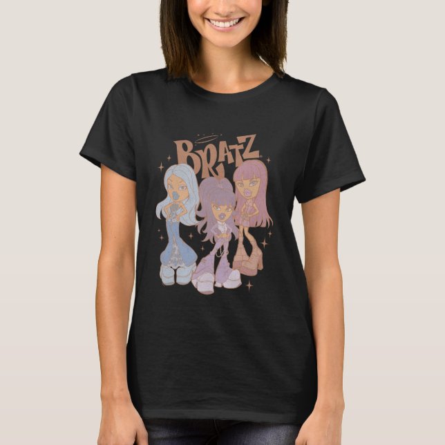 Bratz - Yasmin Cloe & Jade Pose T-Shirt (Vorderseite)