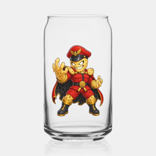 Brau Kämpfer Hefe Kann Glas (Vorderseite)