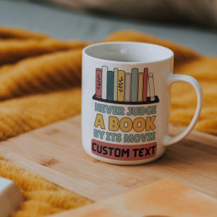 Brauch niemals ein Buch nach seinem lustigen Film  Kaffeetasse