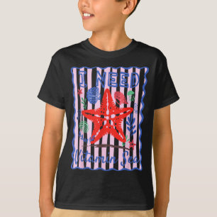 Brauche Ozean Vibes Seestern Strand Hawaii Sommer T-Shirt