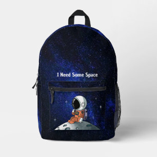 Brauche Platz, Astronaut, Raumfahrer, Benutzerdefi Bedruckter Rucksack