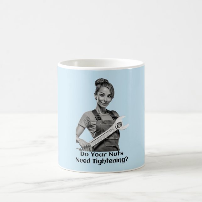 Brauchen Ihre Nüsse eine Verstärkung? Kaffeetasse (Mittel)