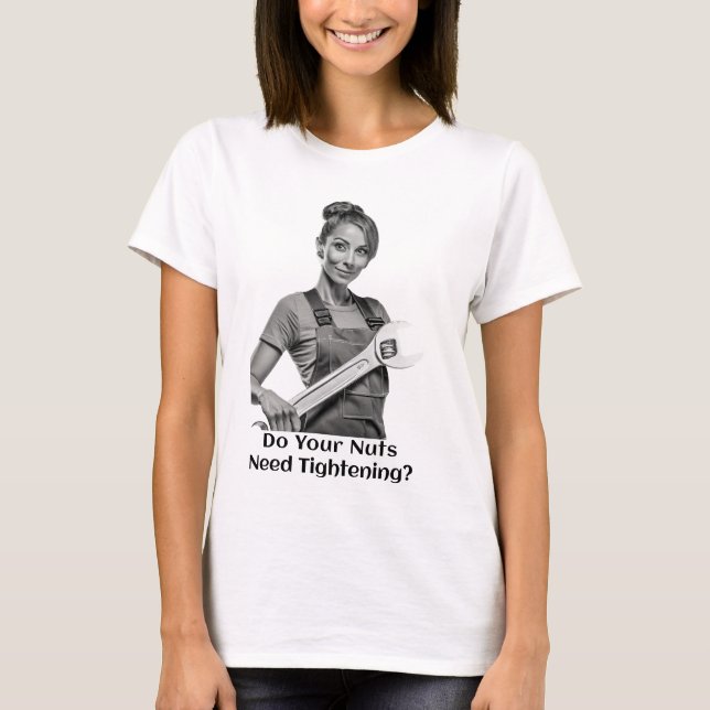 Brauchen Ihre Nüsse eine Verstärkung? -T-Shirt T-Shirt (Vorderseite)