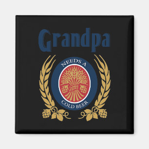 Braucht einen kalten Bierglückstag Magnet