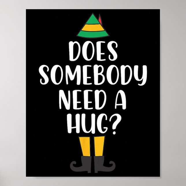 Braucht jemand einen schweren Weihnachtself-Buddy- Poster (Vorne)