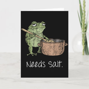 Braucht Salz Lustiges Kochen Chef Geschenk Karte