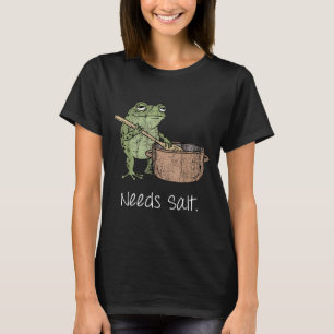 Braucht Salz Lustiges Kochen Chef Geschenk T-Shirt
