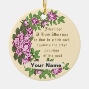 Brauchverse Keramik Ornament
