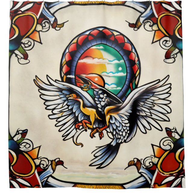 Brauchwasservorhang Duschvorhang (Vorderseite)