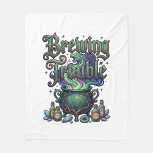 Brauen Ärger Kessel Drache Alchemie Kristalle H Fleecedecke