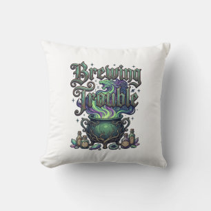Brauen Ärger Kessel Drache Alchemie Kristalle H Kissen