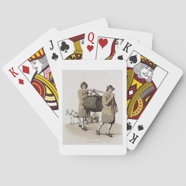 Brauer, "vom Kostüm von Großbritannien" Spielkarten (Rückseite)