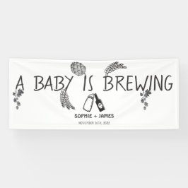 Brauerei Baby - B&W - Grosses Welcome Vinyl Banner