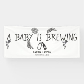 Brauerei Baby - B&W - Grosses Welcome Vinyl Banner