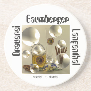 Brauerei Baumberger Langenthal Bierger Getränkeuntersetzer