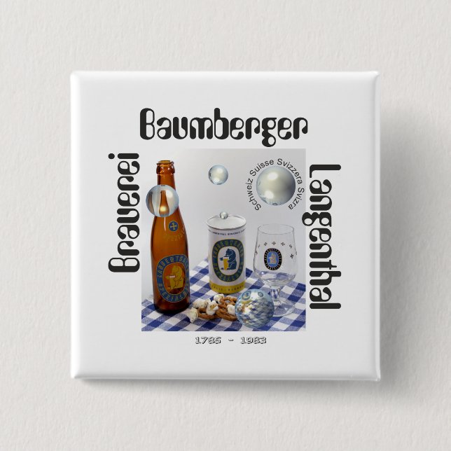 Brauerei Baumberger Langenthal Buttons (Vorderseite)
