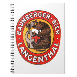 Brauerei Baumberger Langenthal Notizheft Notizblock