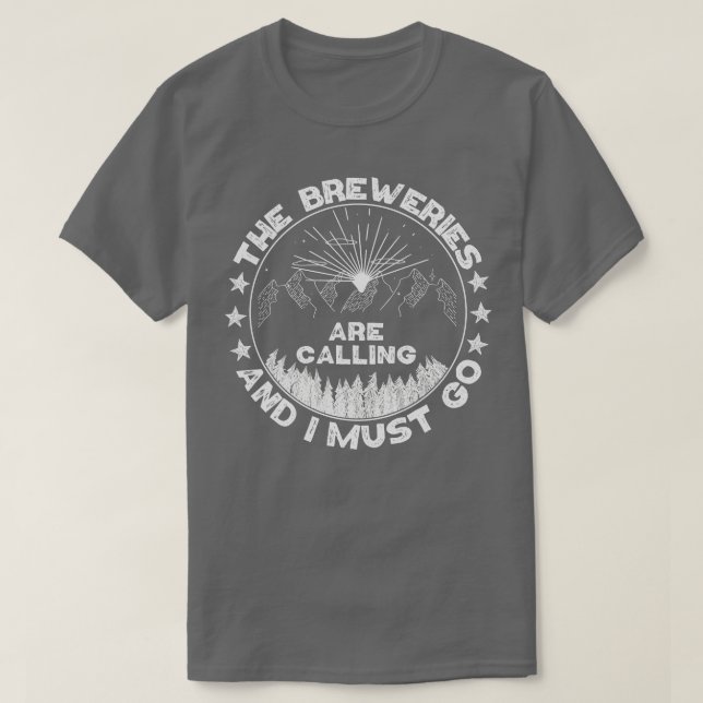 Brauerei Bierbrauerei Kunsthandwerker Ale Beer T-Shirt (Design vorne)