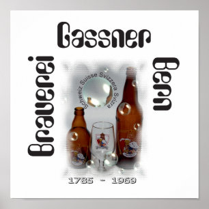 Brauerei Gassner Bern Poster