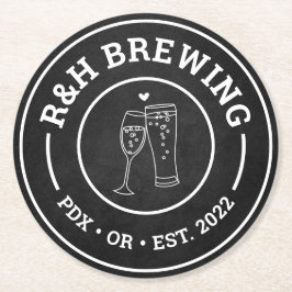 Brauerei Polterabend Beer Drink Untersetzer Gefall