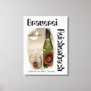 Brauerei Reichenbach Bern Druck auf Keilleinwand Leinwanddruck