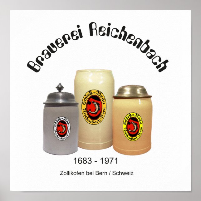 Brauerei Reichenbach Bern Poster (Vorne)