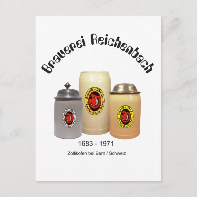 Brauerei Reichenbach Bern Postkarte (Vorderseite)