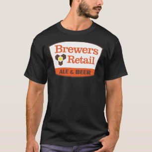 Brauereien Klassischer T - Shirt für den Einzelhan