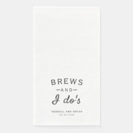 Brauereien und ich machen das Brauereizeitpapier N Serviette