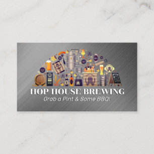 Brauereiproduktionsausrüstung Bier Visitenkarte
