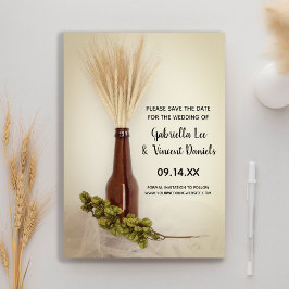 Brauereizeit für Weizen und Hopfen - Das Datum spe Save The Date