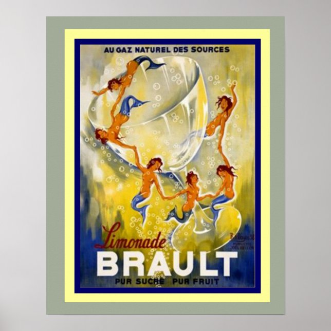 Brault Limonade Poster publicitaire en français 16 (Devant)