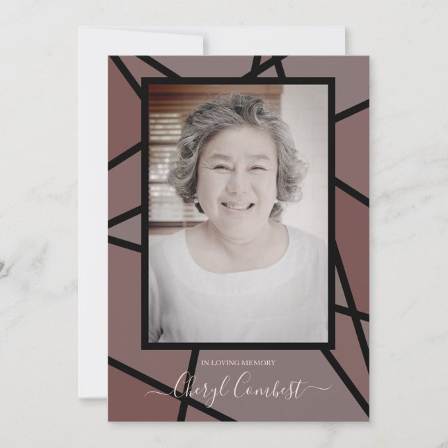 Braun Abstrakt in der Liebesvergessung (Vorderseite)