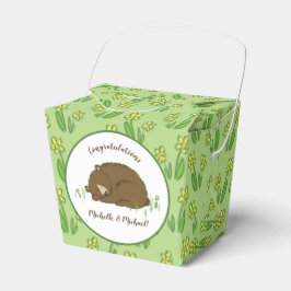 Braun Bear Baby Dusche Woodland Tiere Geschenkschachtel