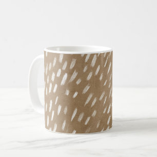 Braun Beige Creme Kurze Streifen Kaffeetasse
