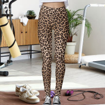Braun Beige Safari Wildkatzenfell Leopardenmuster