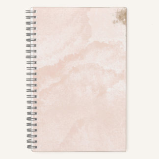 Braun & Beige Sprenkel-Notizbuch Notizbuch