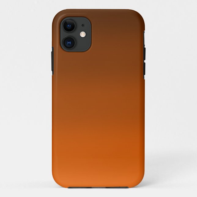 Braun bis Orange Fade Case-Mate iPhone Hülle (Rückseite)
