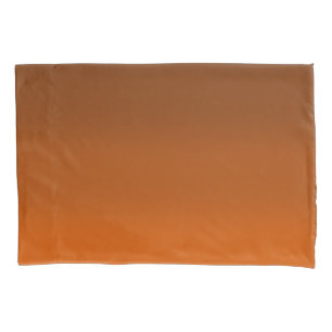 Braun bis Orange Fade Kissenbezug