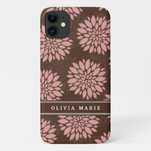 Braun Blush Pink Blume Blossom Muster Case-Mate iPhone Hülle