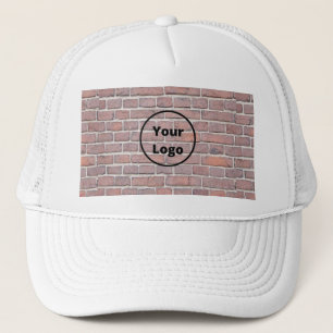 Braun-braune Wand mit Logo Truckerkappe