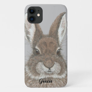 Braun Bunny Rabbit Süße Tier Art Custom Case-Mate iPhone Hülle