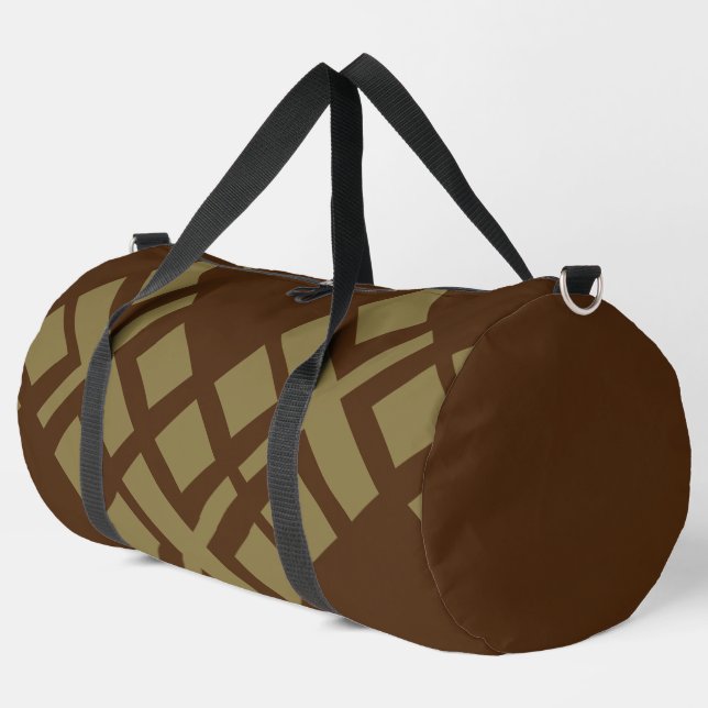 braun duffle bag (Linke Ecke)