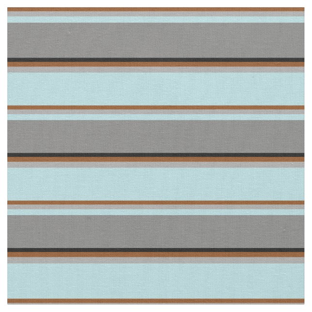 Braun, dunkelgrau, Pulver blau, graue und schwarze Stoff (Nahaufnahme)
