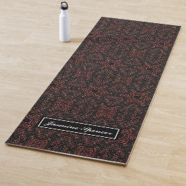 Braun einzigartiges Schlangenhautmuster Yogamatte