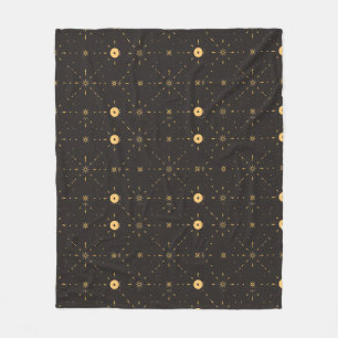 Braun Elegantes Nahtloses Design für Decken. Fleecedecke