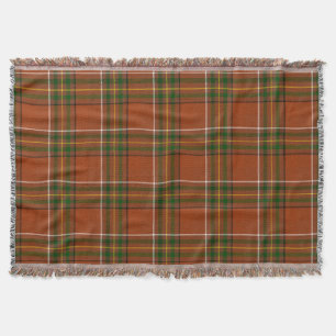 Braun-Erden-Tartan Decke