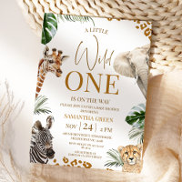Braun Gepard Safari Wild One Babyparty