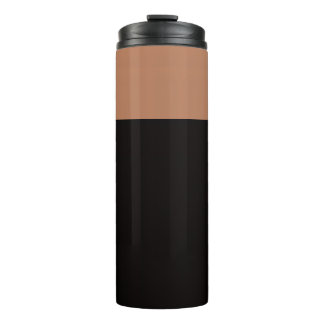 Braun-Glossy-Thermaltumbler - Tasse heiß und kalt